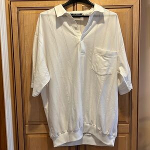 LD Sport Men’s Short Sleeve White Top